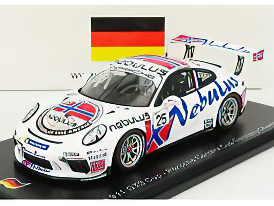 PORSCHEポルシェ 911 991-2 GT3 CUP N 25 PORSCHE CARRERA CUP GERMANY CHAMPION 2020 L.TEN VOORDE - WHITE RED  /SPARK  1/43 ミニカー