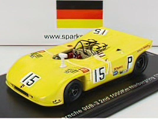 PORSCHEポルシェ 908/3 SPIDER N 15 2nd 1000km NURBURGRING 1970 H.HERRMANN - R.ATTWOOD - YELLOW /Sparkスパーク 1/43 ミニカー