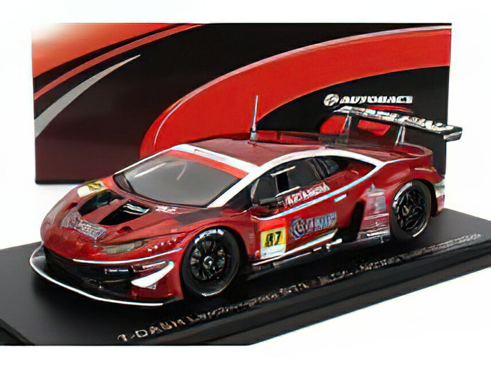 LAMBORGHINI - HURACAN GT3 EVO TEAM JLOC N 87 GT300 CLASS SUPER GT 2020 Y.MOTOJIMA - D.LIND - RED MET /Spark 1/43 ミニカー