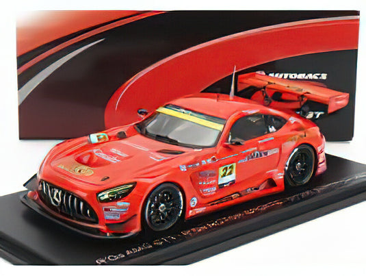 MERCEDES BENZベンツ AMG GT3 TEAM R'QS MOTOR SPORTS N 22 GT300 SUPER GT 2022 H.WADA - M.JYONAI - ORANGE /Sparkスパーク 1/43 ミニカー