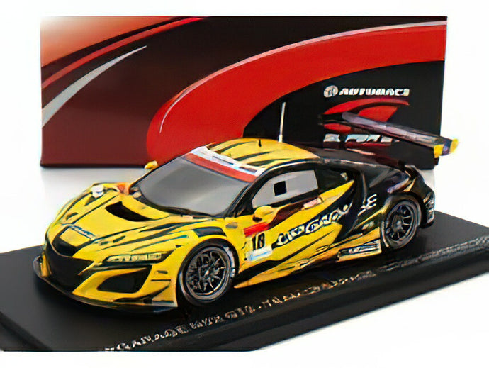 HONDA - NSX GT3 TEAM UPGARAGE N 18 GT300 SUPER GT 2022 T.KOBAYASHI - K.OHTA - YELLOW BLACK /Spark 1/43 ミニカー