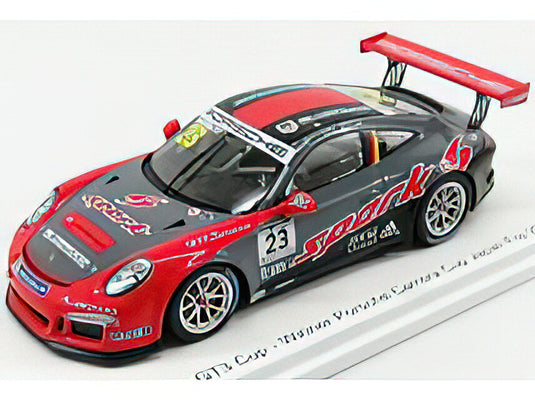 PORSCHEポルシェ 911 991 GT3 N 23 WINNER PORSCHE CARRERA CUP FUJI 2017 P.HAMPRECHT - RED GREY BLACK  /SPARK  1/43 ミニカー
