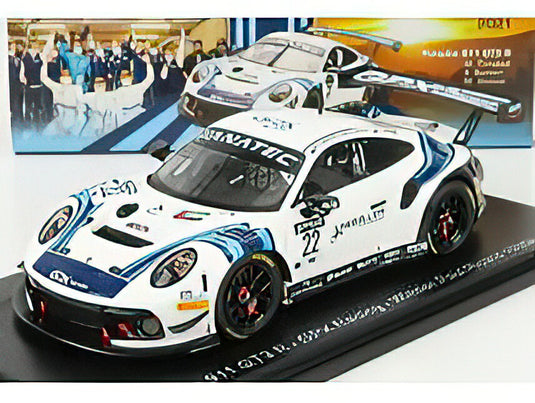 PORSCHEポルシェ 911 991 GT3 R TEAM GPX RACING N 22 WINNER 1000Km PAUL RICARD 2021 M.CAMPBELL - E.BAMBER - M.JAMINET - WHITE  /SPARK  1/43 ミニカー