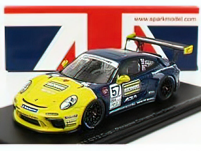 PORSCHEポルシェ 911 991 GT3 CUP N 25 PORSCHE CARRERA CUP ENGLAND CHAMPION 2021 DAN CAMMISH - BLACK YELLOW /Sparkスパーク 1/43 ミニカー
