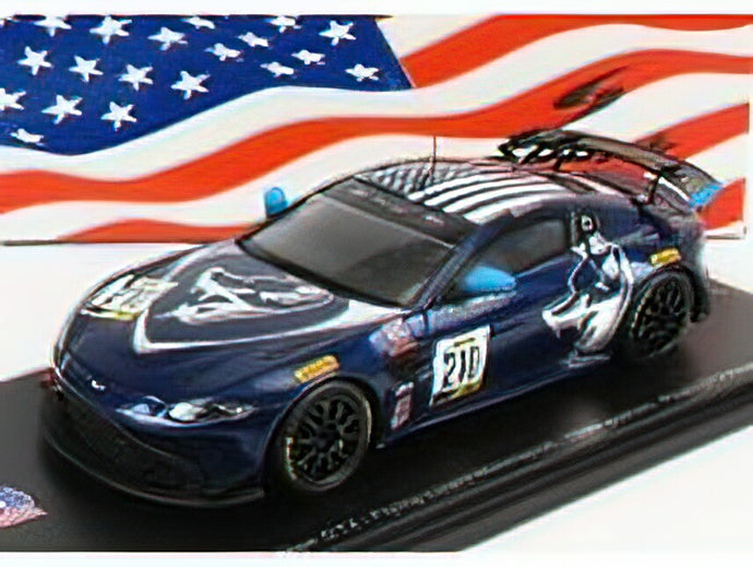 ASTON MARTINアストンマーチン - VANTAGE GT4 TEAM FLYING LIZARD MOTORSPORT N 210 100th PODIUM PIRELLI GT4 AUSTIN 2020 M.DINAN - BLACK /Sparkスパーク 1/43 ミニカー