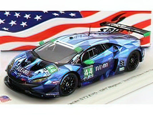 LAMBORGHINI - HURACAN GT3 EVO TEAM GRT MAGNUS N 44 2nd GTD CLASS 24h DAYTONA 2020 M.MAPELLI - S.PUMPELLY - J.POTTER - A.LALLY - BLUE BLACK /SPARK 1/43 ミニカー