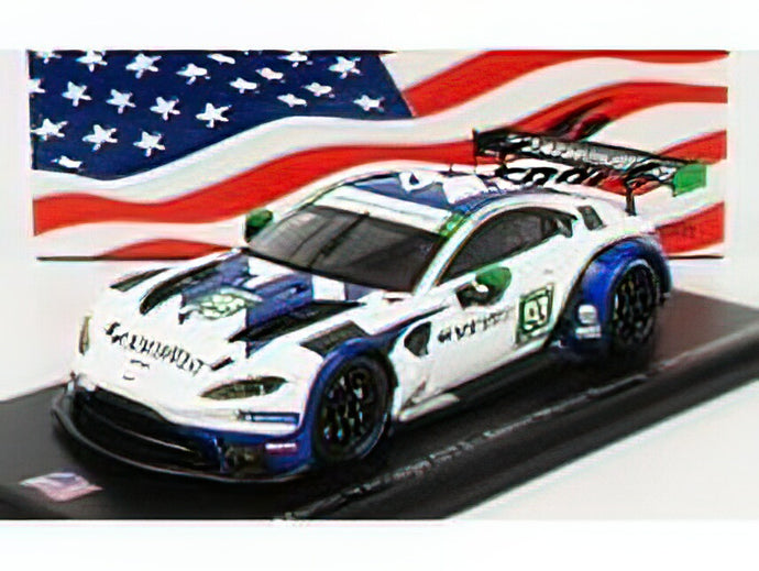 ASTON MARTINアストンマーチン - VANTAGE GT3 TEAM ASTON MARTINアストンマーチン RACING N 98 24h DAYTONA 2020 P.LAMY - R.GUNN - A.WATSON - M.LAUDA - WHITE BLUE GREEN /Sparkスパーク 1/43 ミニカー