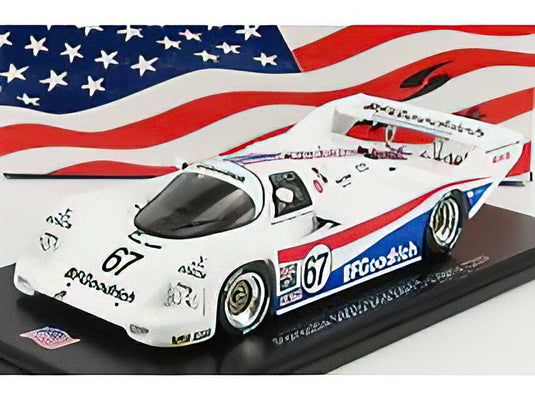 PORSCHEポルシェ 962C N 67 2nd 24h DAYTONA 1988 B.WOLLEK - M.BALDI - B.REDMAN - WHITE BLUE RED  /SPARK  1/43 ミニカー