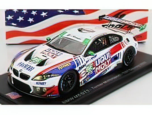 BMW - 6-SERIES M6 GT3 TEAM TURNER MOTORSPORT N 96 12h SEBRING 2021 B.AUBERLEN - R.FOLEY - A.READ - WHITE /SPARK 1/43 ミニカー