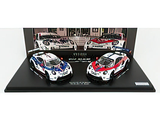 PORSCHEポルシェ  2X 911 991-2 RSR PORSCHE GT TEAM N 911 WINNER GTLM CLASS 12h SEBRING IMSA 2020 /SPARK  1/43 ミニカー