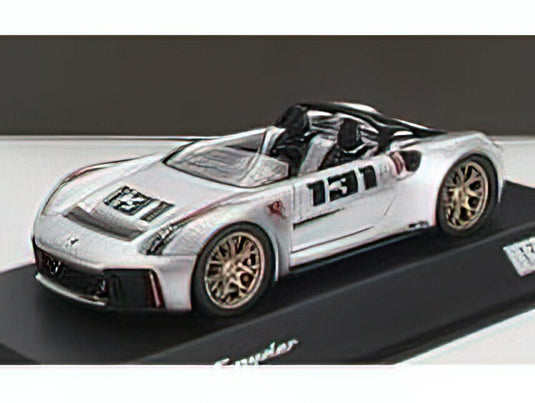 PORSCHEポルシェ VISION SPYDER N 131 2022 - SILVER /Sparkスパーク 1/43ミニカー