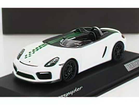 PORSCHEポルシェ BOXSTER (981) BERSPYDER 2020 - WHITE GREEN /Sparkスパーク 1/43ミニカー