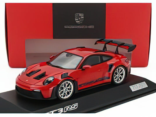 PORSCHE - 911 992 GT3 RS COUPE 2023 - RED /SPARKスパーク 1/43ミニカー