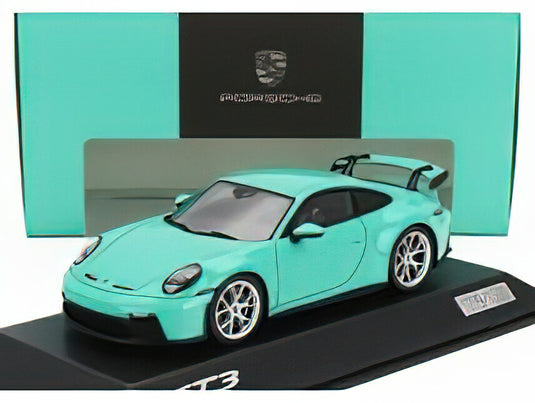 PORSCHE - 911 992 GT3 COUPE 2022 - MINT GREEN /SPARKスパーク 1/43ミニカー