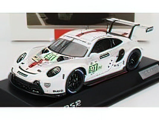 PORSCHEポルシェ - 911 991-2 RSR-19 4.2L TEAM PORSCHEポルシェ GT N 91 WINNER LMGTE PRO CLASS 24h LE MANS 2022 G.BRUNI - R.LIETZ - F.MAKOWIECKI - WHITE GREY RED /Sparkスパーク 1/43 ミニカー