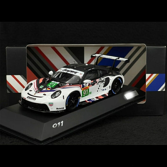 Porscheポルシェディーラーモデル 911 RSR Type 991 nｰ91 Goodbye Team Porscheポルシェ GT /Spark 1/43 ミニカー
