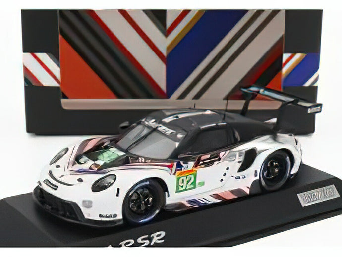 PORSCHEポルシェディーラーモデル 911 991-2 RSR-19 GOODBYE TEAM PORSCHE GT N 92 8h BAHRAIN WEC 2022 K.ESTRE - M.CHRISTENSEN - WHITE BLACK /Spark 1/43 ミニカー
