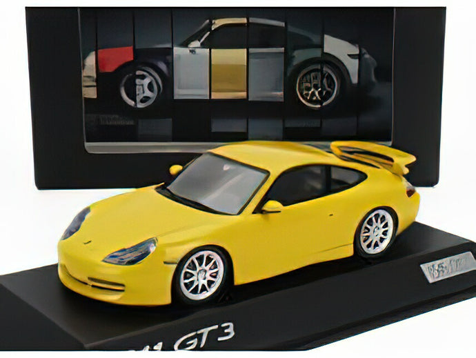 PORSCHEポルシェディーラーモデル 911 996 GT3 COUPE 2001 - SIGNAL YELLOW /Spark 1/43 ミニカー