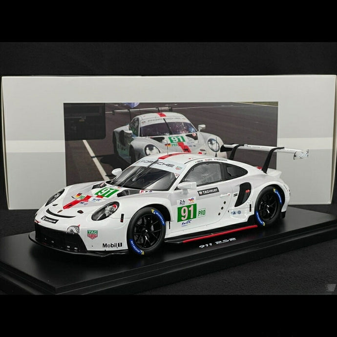 Porscheポルシェディーラーモデル 911 RSR Type 991 nｰ91 /Spark 1/18 ミニカー