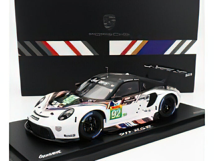 PORSCHEポルシェディーラーモデル  911 991-2 RSR-19 GOODBYE TEAM PORSCHE GT N 92 8h BAHRAIN WEC 2022 K.ESTRE - M.CHRISTENSEN /Spark 1/18 ミニカー