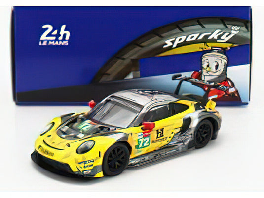PORSCHE  911 991-2 4.2L RSR-19 HUBAUTO RACING N 72 24h LE MANS 2021 M.MARTIN /Spark 1/64ミニカー