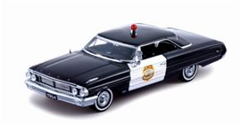 1964年 フォード ギャラクシー 500 MINNEAPOLIS パトカー1447　サンスターSUNSTAR 1/18