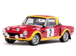 フィアット 124 ABARTH - #2　H.Mikkola/J.Todt  4947　サンスターSUNSTAR 1/18