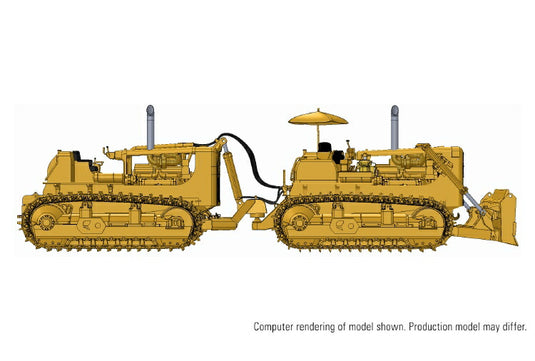 【予約】Cat  DD9G Push Dozer with Dual D9 Tractorsブルドーザー  建設機械模型 工事車両CCM 1/48 ミニチュア