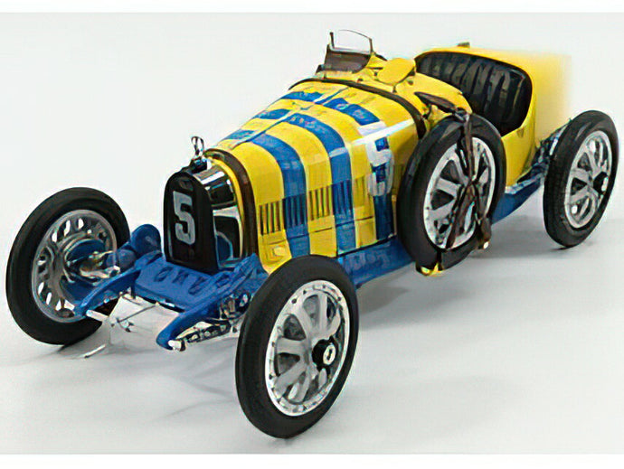 BUGATTI - T35 SUEDE N 5 NATION COULOR PROJECT SWEDEN 1924 - YELLOW BLUE  /CMC 1/18 ミニカー