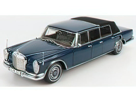 MERCEDES BENZ - S-CLASS 600 PULLMAN (W100) LANDAULET SOFT-TOP SEMICONVERTIBLE 1969 - BLUE /CMC 1/18ミニカー