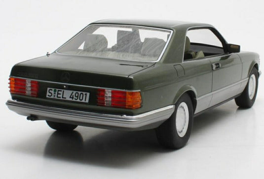 Mercedes-Benz 380SEC C126 green metallic 1982 /Cult Models 1/18 ミニカー