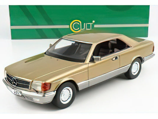 MERCEDES BENZベンツ S-CLASS 380SEC (C126) COUPE 1982 - GOLD MET /Cult-Scale  1/18 ミニカー