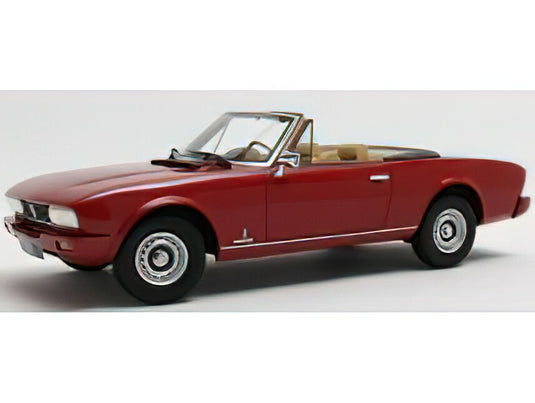【予約】8月以降発売予定PEUGEOT - 504 CABRIOLET OPEN 1983 - RED MET /Cult-Scale 1/18 ミニカー