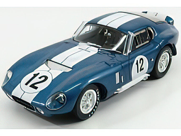 FORD USA SHELBY COBRA DAYTONA COUPE 4.7L V8 TEAM FORD FRANCE S.A. N 12 24h LE MANS 1965 J.SCHLESSER - A.GRANT BLUE WHITE  /CMR 1/18 ミニカー