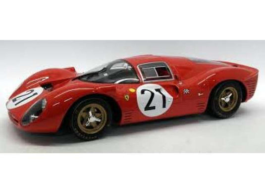 1967 Ferrariフェラーリ 330 P4 #21 Scarfiotti/Parkes 24h Le Manルマン, red /CMR 1/12 ミニカー