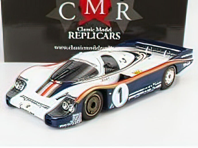 PORSCHE 956LH N1 ルマン24時間優勝 1982 ジャッキーイクス デレックベル ホワイトブルー/ CMR 1/12 ミニカー
