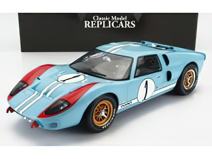 FORD USA - GT40 MKII 7.0L V8 TEAM SHELBY AMERICAN INC. N 1 2nd  24h LE MANS 1966 K.MILES - D.HULME /CMR 1/12 ミニカー