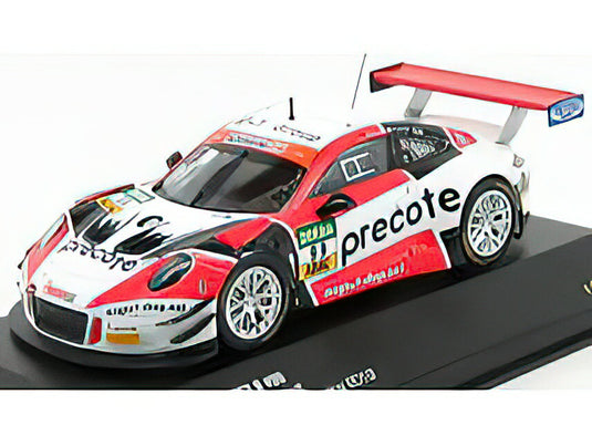 PORSCHE 911 991 GT3 R TEAM PRECOT HERBERTH MOTORSPORT N 99 GT MASTERS NURBURGRING 2018 R.RENAUER - M.JAMINET WHITE RED BLACK  /CMR 1/43 ミニカー