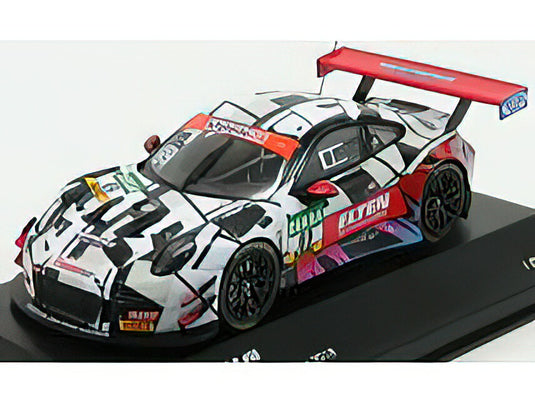 PORSCHE 911 991 GT3 TEAM IRON FORCE RACING N 69 ADAC GT MASTERS 2018 J.E.SLOOTEN - L.LUHR WHITE BLACK RED  /CMR 1/43 ミニカー