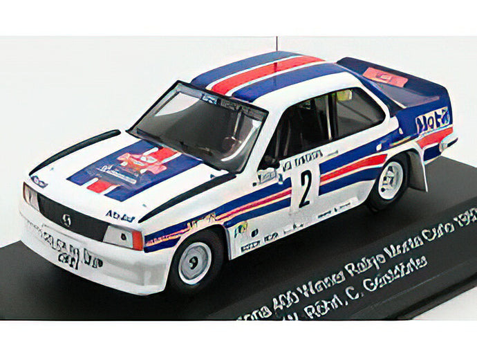 OPEL ASCONA N 2 WINNER RALLY MONTECARLO 1982 W.ROHRL - C.GEISTDORFER WHITE BLUE  /CMR 1/43 ミニカー
