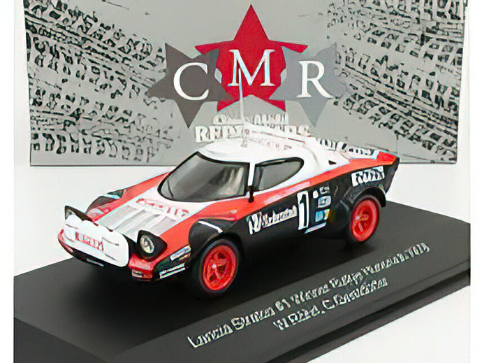 LANCIA STRATOS HF PIRELLI N 1 WINNER RALLY HUNSRUCK 1978 W.ROHRL - C.GEISTDORFER RED BLACK WHITE  /CMR 1/43 ミニカー