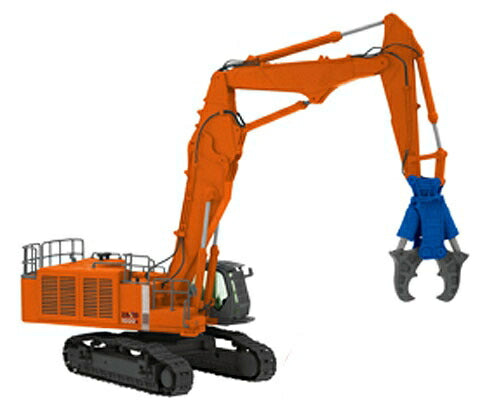 NZG - 781日立 Zaxis ZX1000K-3 2PB 解体機 破砕機 建設機械模型　ミニチュア 重機