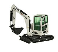 TEREXテレックス TC50 スキッドローダー　701 /NZG建設機械　工事車両  1/50模型ミニチュア 重機