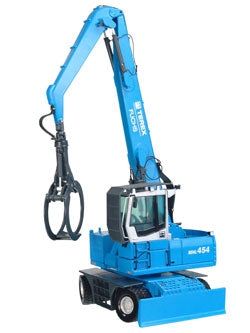 TEREX-FUCHS MHL454 解体機 破砕　684 /NZG建設機械　工事車両  1/50模型ミニチュア 重機