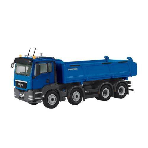 MANマン TGS 8X4　MEILLER tipper ダンプトラック　ブルー 776-20 /NZG 1/50 建設機械模型