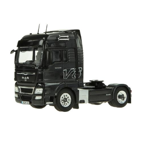 MANマン TGX 4X2 トラクター　トラック V8ブラック 777-02 /NZG 1/50 建設機械模型