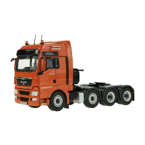 MANマン TGX 8X4　重量運搬トラック　オレンジ 756-05 /NZG 1/50 建設機械模型