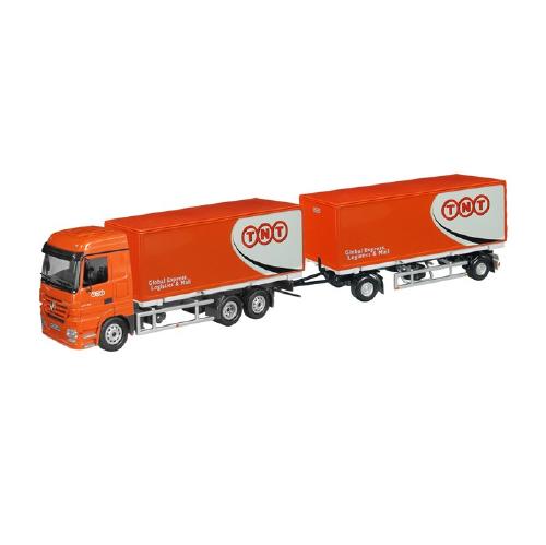 メルセデスベンツ　アクトロス TNT　トラック　トレーラー 548-01 /NZG 1/50 建設機械模型