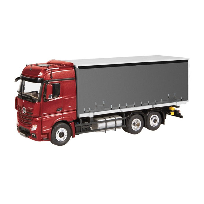 メルセデスベンツアクトロス FH23 BIGSPACE 6X2 ROT トラック 8453/01 /NZG 1/50 建設機械模型