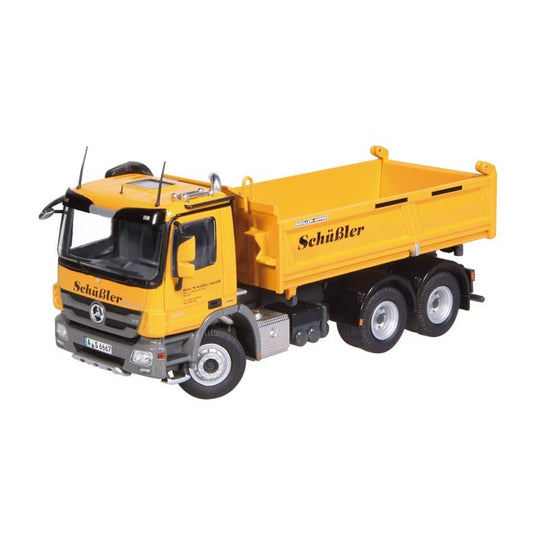 メルセデスベンツアクトロス 6X4 MEILLER TIPPER "SCHUSSLER" ダンプトラック /NZG 1/50 建設機械模型